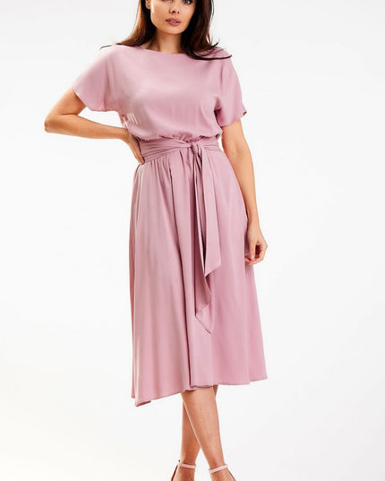 Robe midi coupe kimono