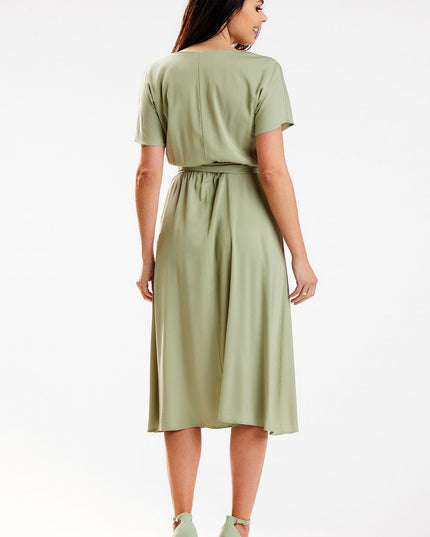 Robe midi coupe kimono