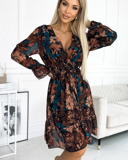 Robe en mousseline fleurie