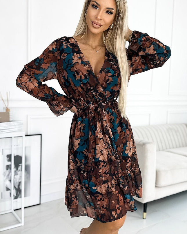 Robe en mousseline fleurie