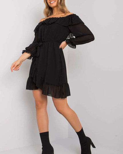 Robe espagnole à volants rose