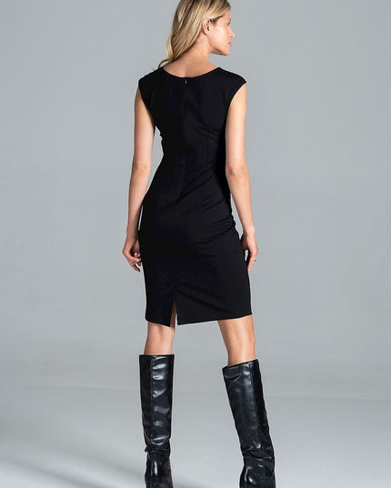 Robe midi ajustée sans manches