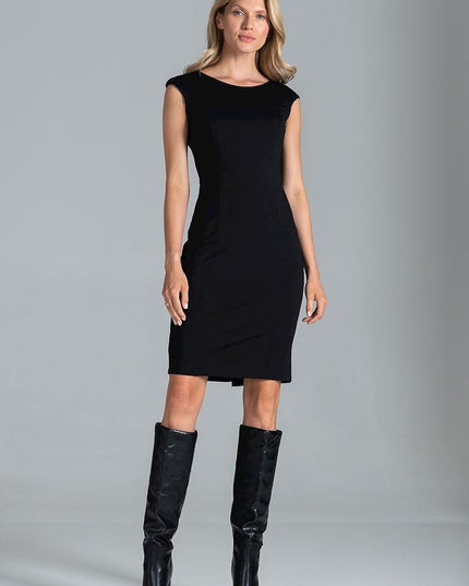 Robe midi ajustée sans manches