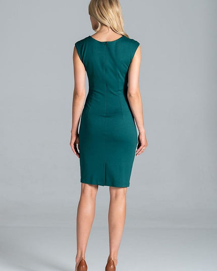 Robe midi ajustée sans manches