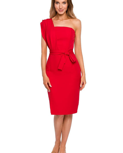 Robe crayon avec détail drapé