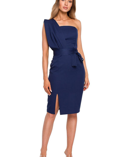 Robe crayon avec détail drapé