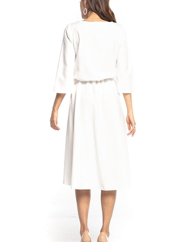 Robe midi asymétrique élégante