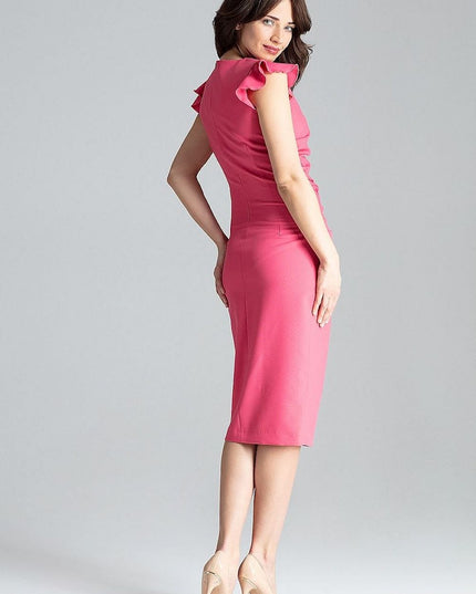 Robe cocktail fendue chic