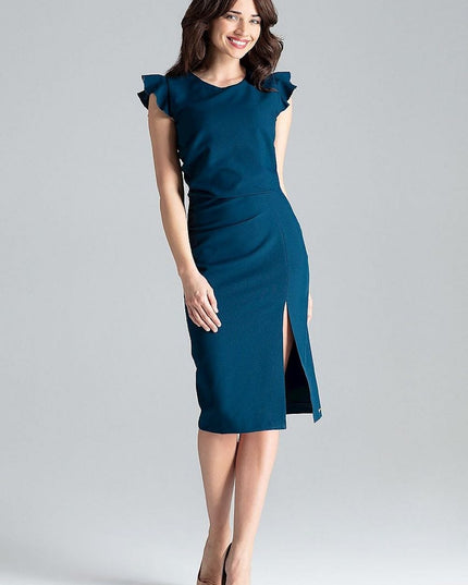 Robe cocktail fendue chic