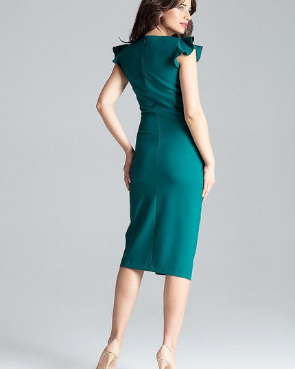 Robe cocktail fendue chic