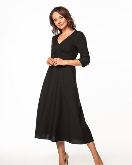 Robe maxi manches 3/4