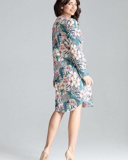 Robe chemise verte élégante