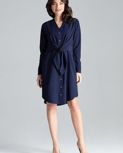Robe chemise verte élégante