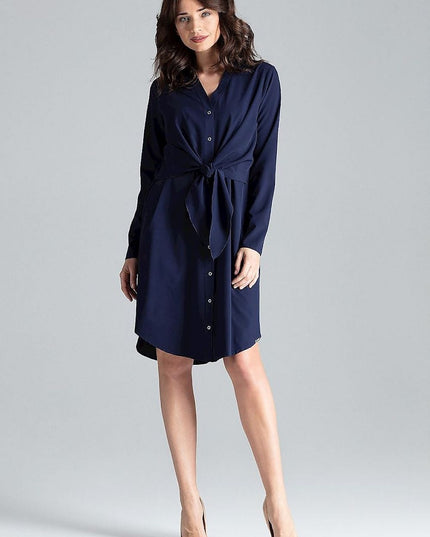 Robe chemise verte élégante