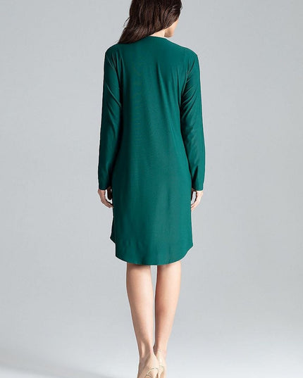 Robe chemise verte élégante