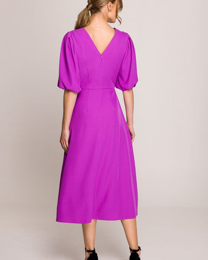 Robe midi romantique évasée