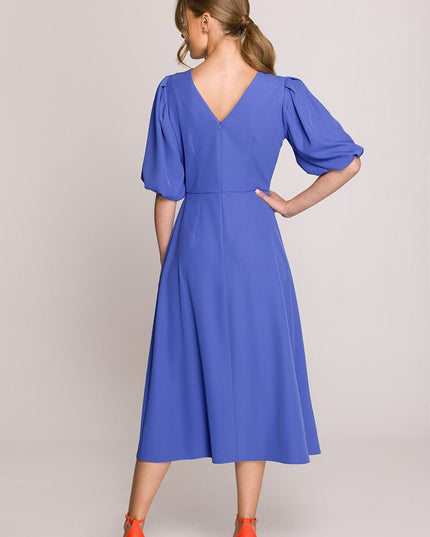 Robe midi romantique évasée