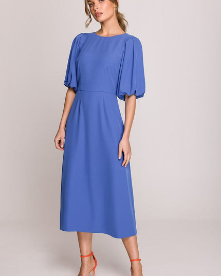 Robe midi romantique évasée