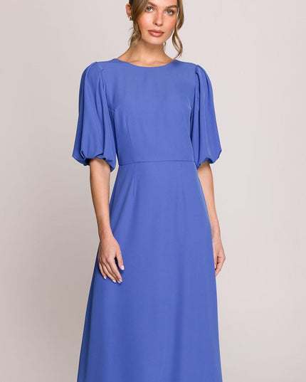 Robe midi romantique évasée