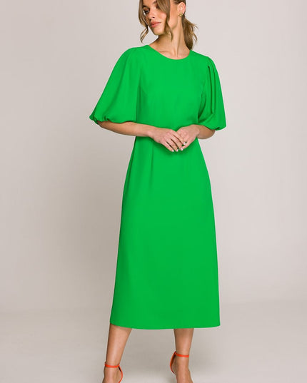 Robe midi romantique évasée