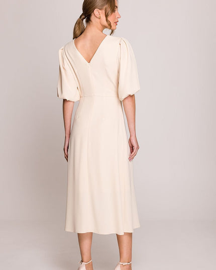 Robe midi romantique évasée