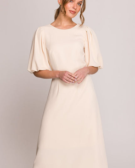 Robe midi romantique évasée