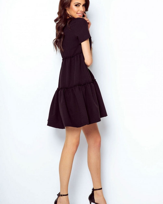 Robe évasée avec décolleté goutte