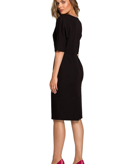 Robe verte manches chauve-souris