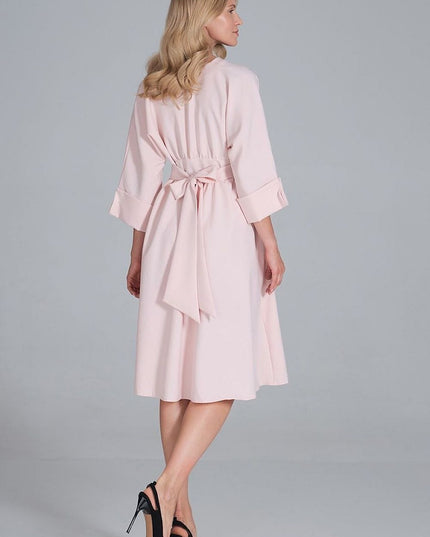 Robe midi décolleté en cœur