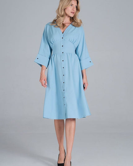 Robe midi décolleté en cœur