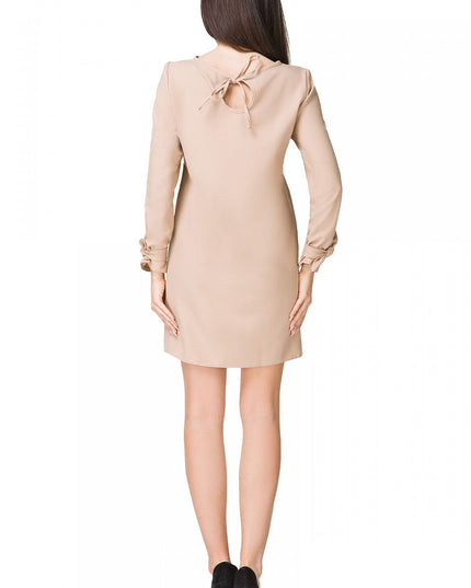 Mini-robe élégante manches longues