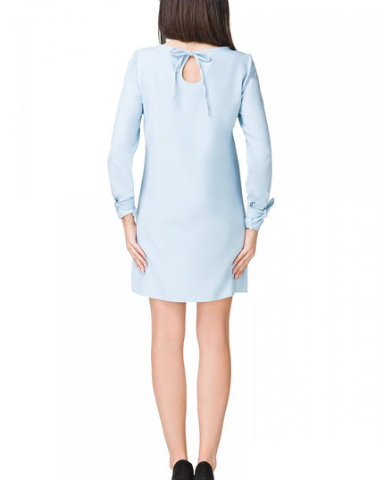 Mini-robe élégante manches longues