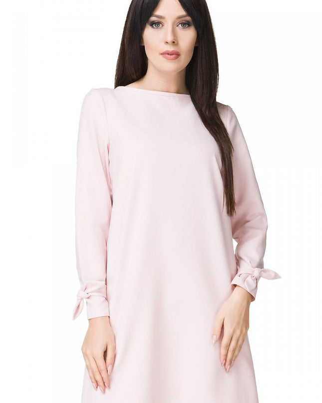 Mini-robe élégante manches longues