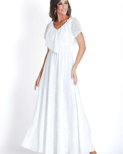 Robe longue aérienne en mousseline