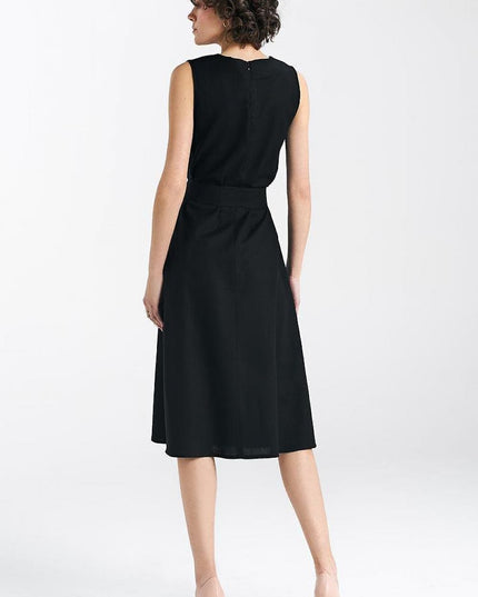 Robe midi légère sans manches