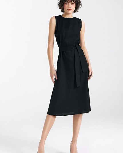 Robe midi légère sans manches