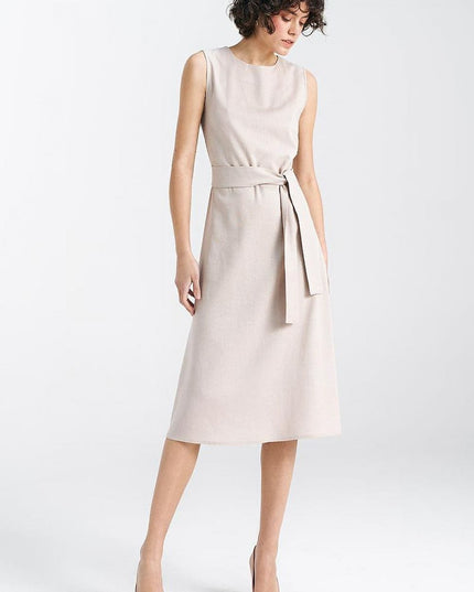 Robe midi légère sans manches