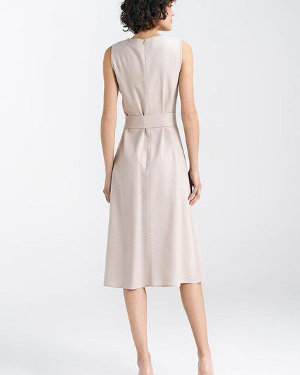 Robe midi légère sans manches