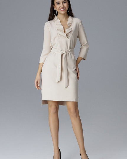 Robe bleue ample chic