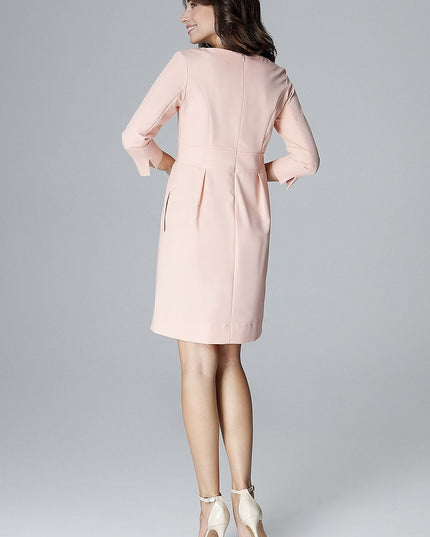 Robe jaune décolleté en v