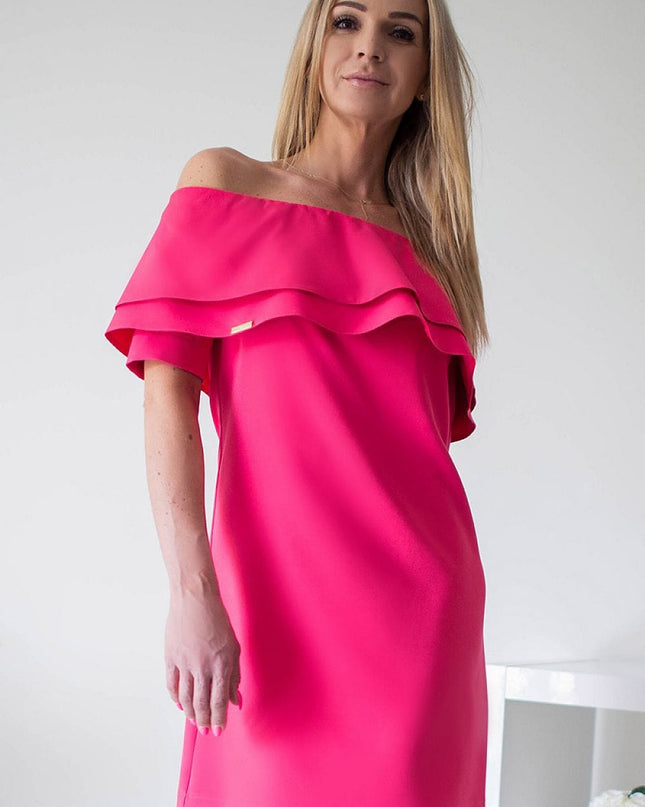 Robe cérémonie encolure espagnole
