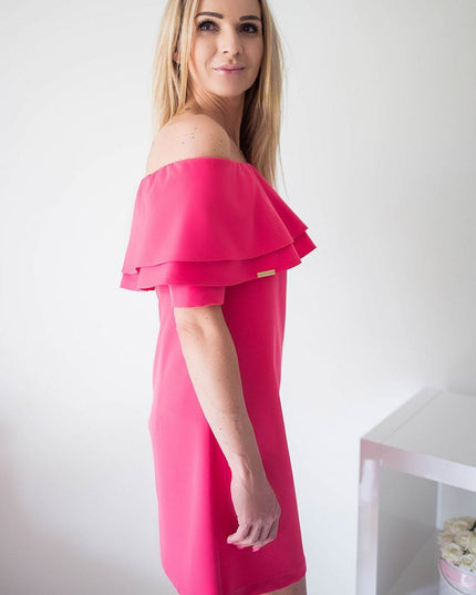 Robe cérémonie encolure espagnole