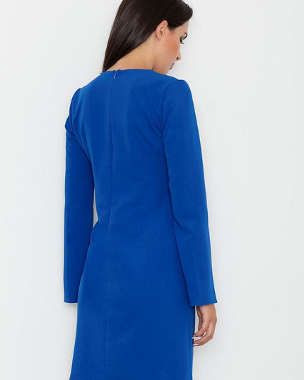 Robe jaune coupe droite