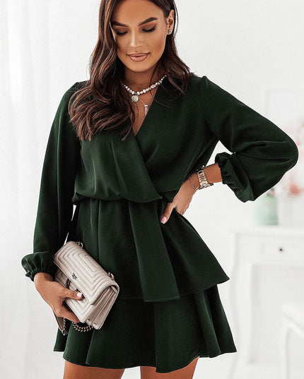 Robe cérémonie vert foncé