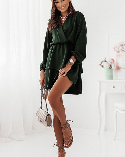 Robe cérémonie vert foncé