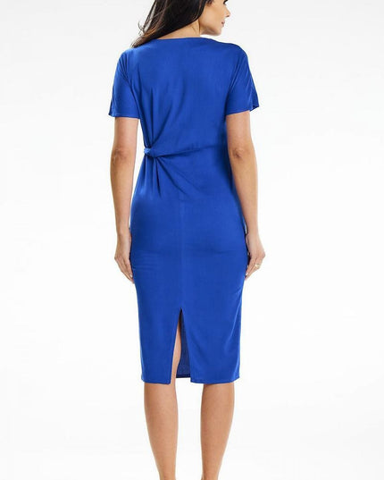 Robe midi encolure en cœur