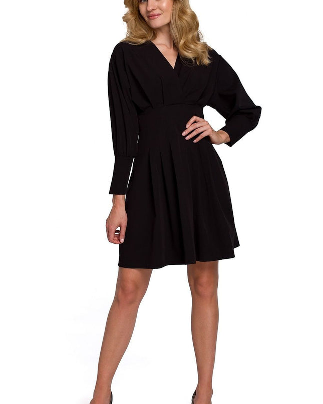 Robe noire manches kimono