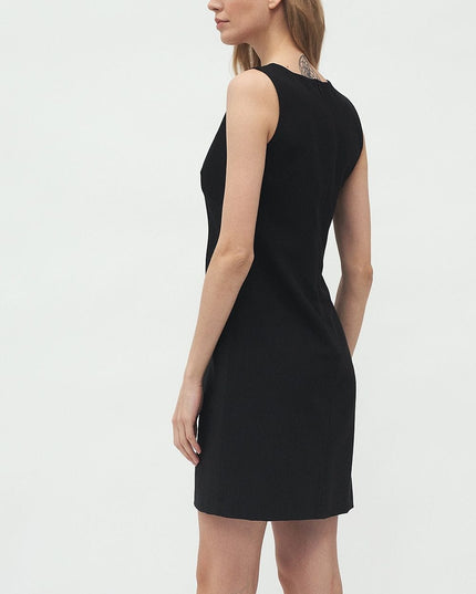Robe noire décolleté soirée