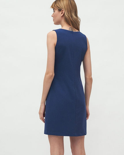 Robe noire décolleté soirée