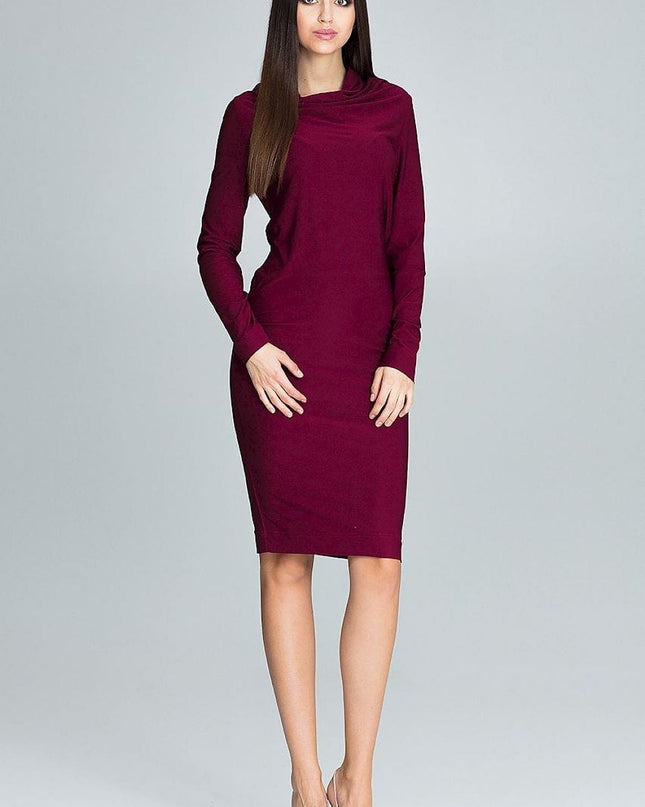 Robe ajustée manches longues